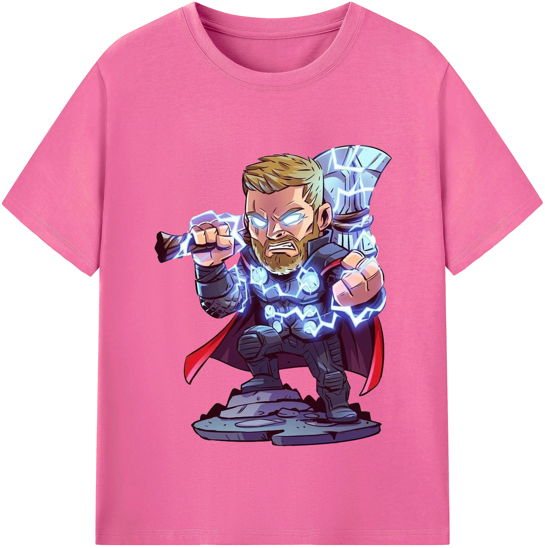 （画像用） アベンジャーズ The Avengers レディースカジュアルプリントTシャツ（綿100％）